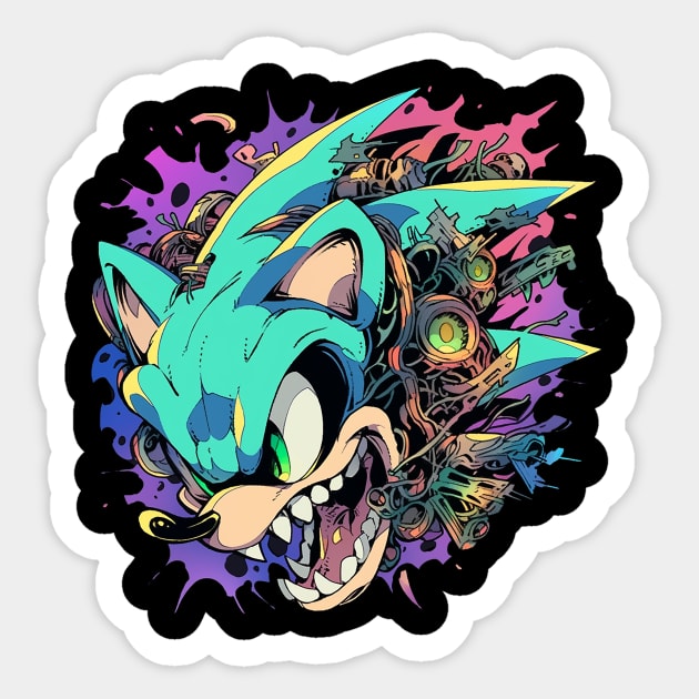 sonic Sticker by dorapeterx